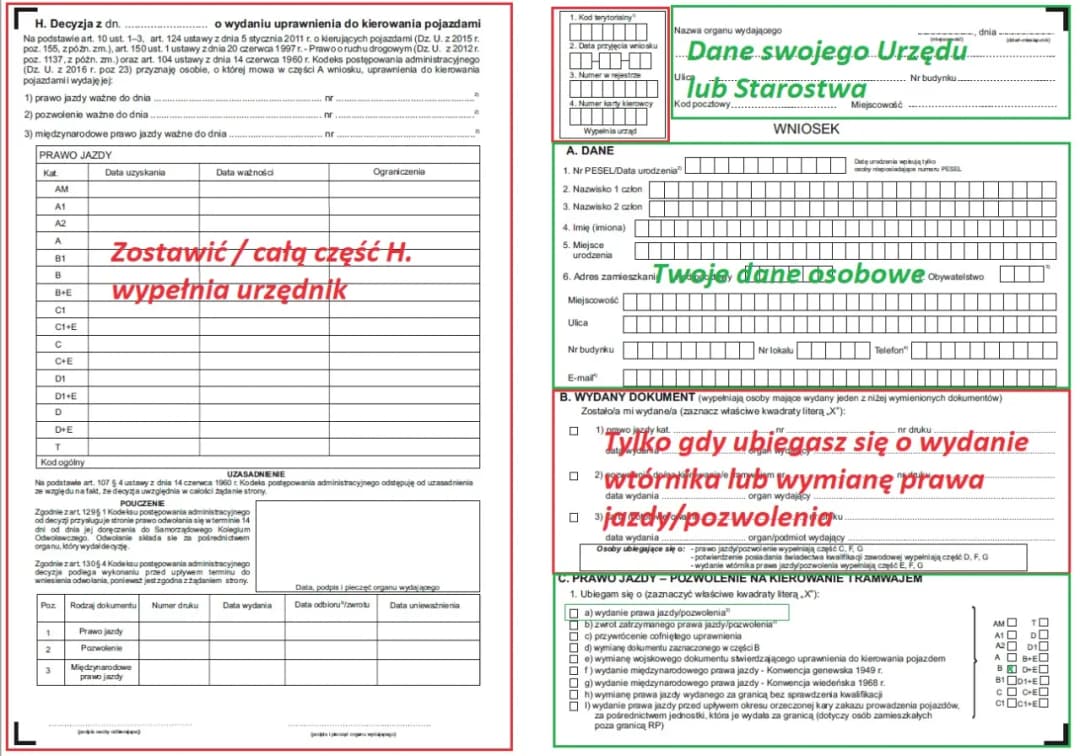 Jak wypełnić wniosek o wydanie prawa jazdy bez błędów i stresu